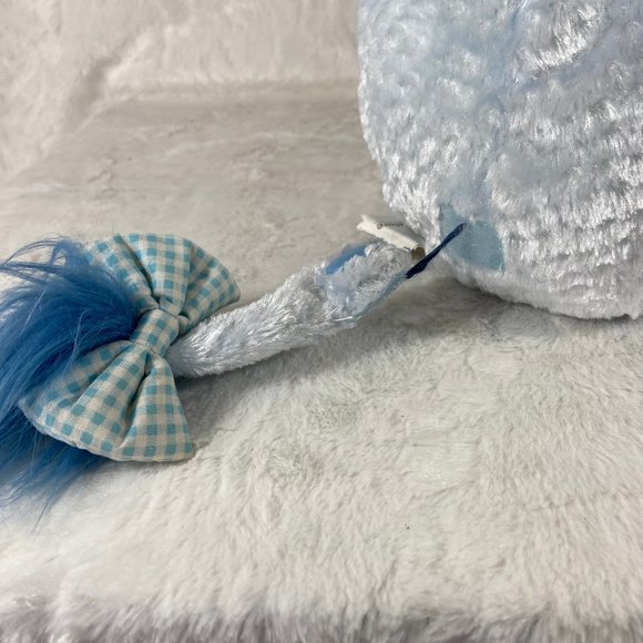 Disney Store Spring Pastel Blue 10" Winnie the Pooh Eeyore Plush Stuffed Donkey - Picture 4 of 7